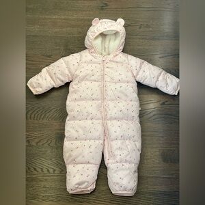 Gap Factory Floral Baby Snowsuit